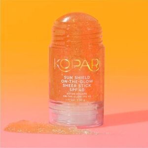 Anthropologie Kopari Sun Shield On-the Glow Sheer Stick Shimmery Sunscreen